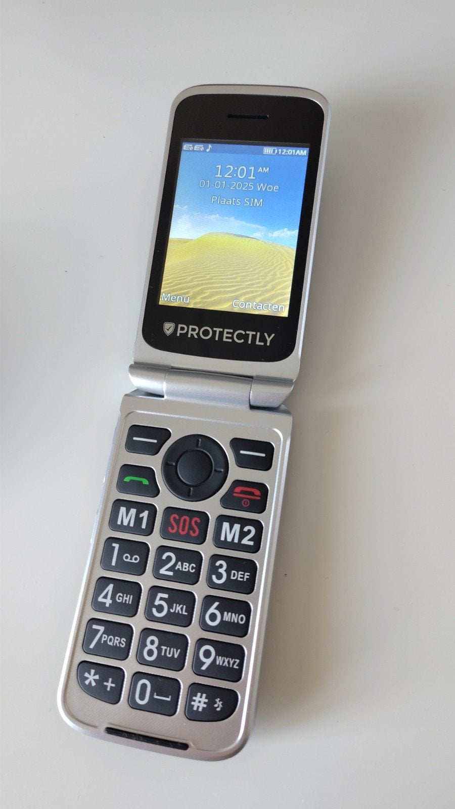 Protectly Seniorentelefoon, Inklapmodel, Ophalen of Verzenden, Zonder simlock, Zonder abonnement