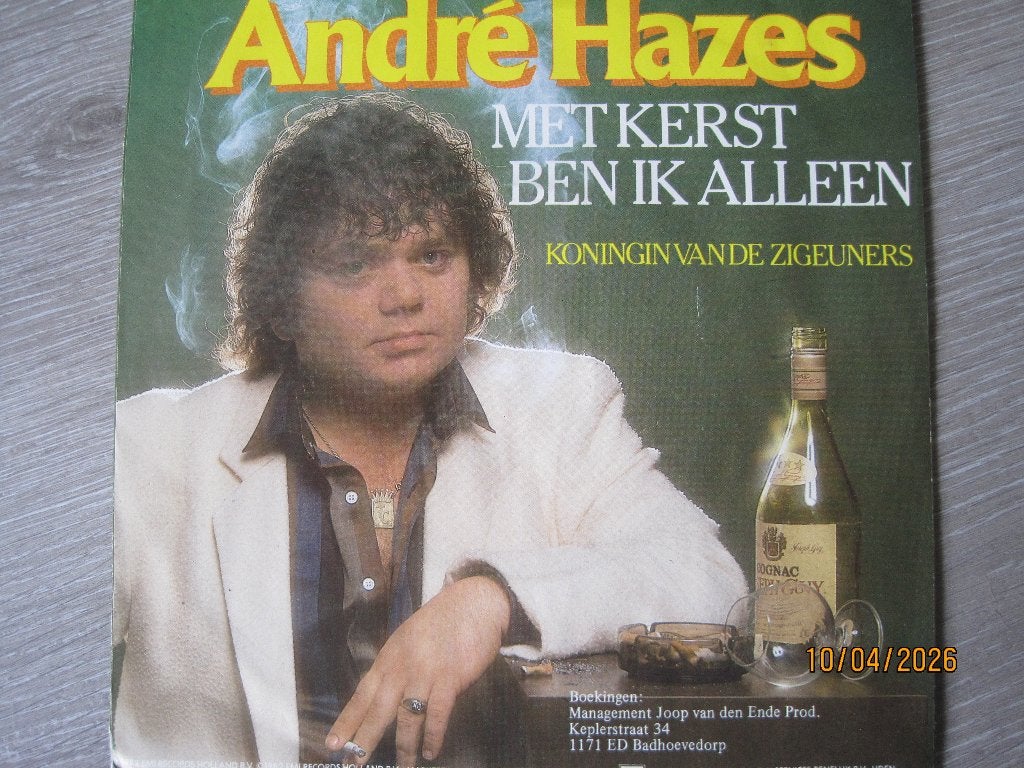 Andre Hazes   -  Met kerst ben ik alleen, 7 inch, Ophalen of Verzenden, Zo goed als nieuw, Beschermende buitenhoes
