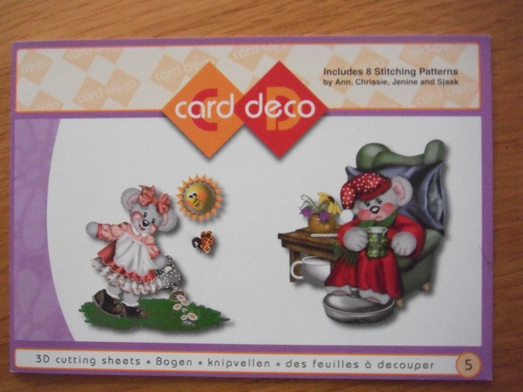 Card Deco boekje met borduur patronen en knipvellen, Ophalen of Verzenden, Nieuw, Overige thema's, Knipvel