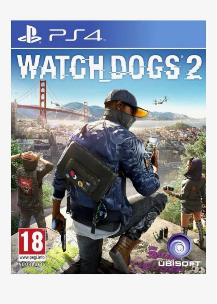 Watch Dogs 2 PS4 - Actie/Avontuur Game, Avontuur en Actie, Online, Vanaf 18 jaar, 1 speler