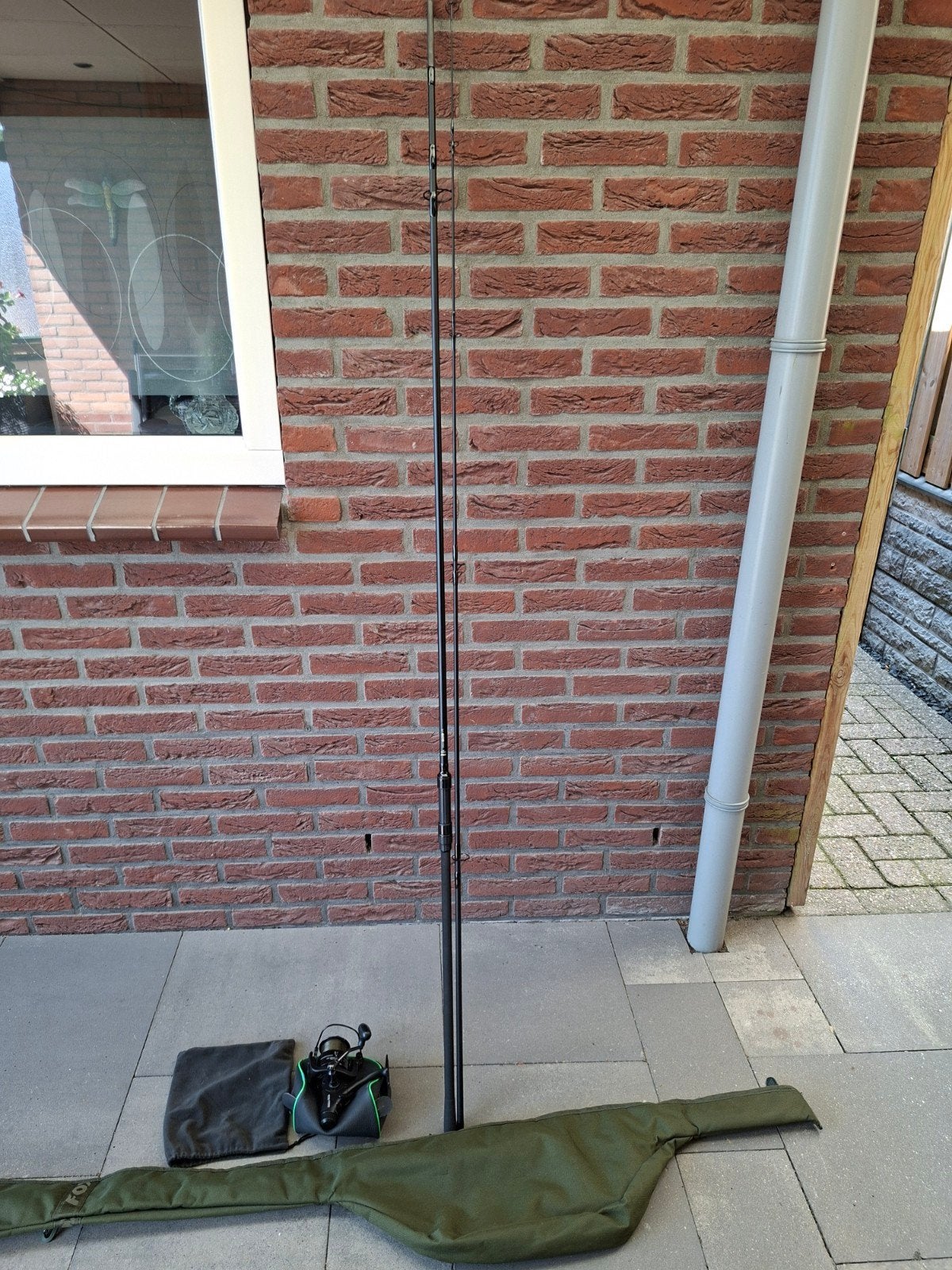 Nieuwe Fox 12ft Eos Pro Karperhengel met Fox molen., Watersport en Boten, Hengelsport | Karpervissen, Ophalen, Nieuw, Molen