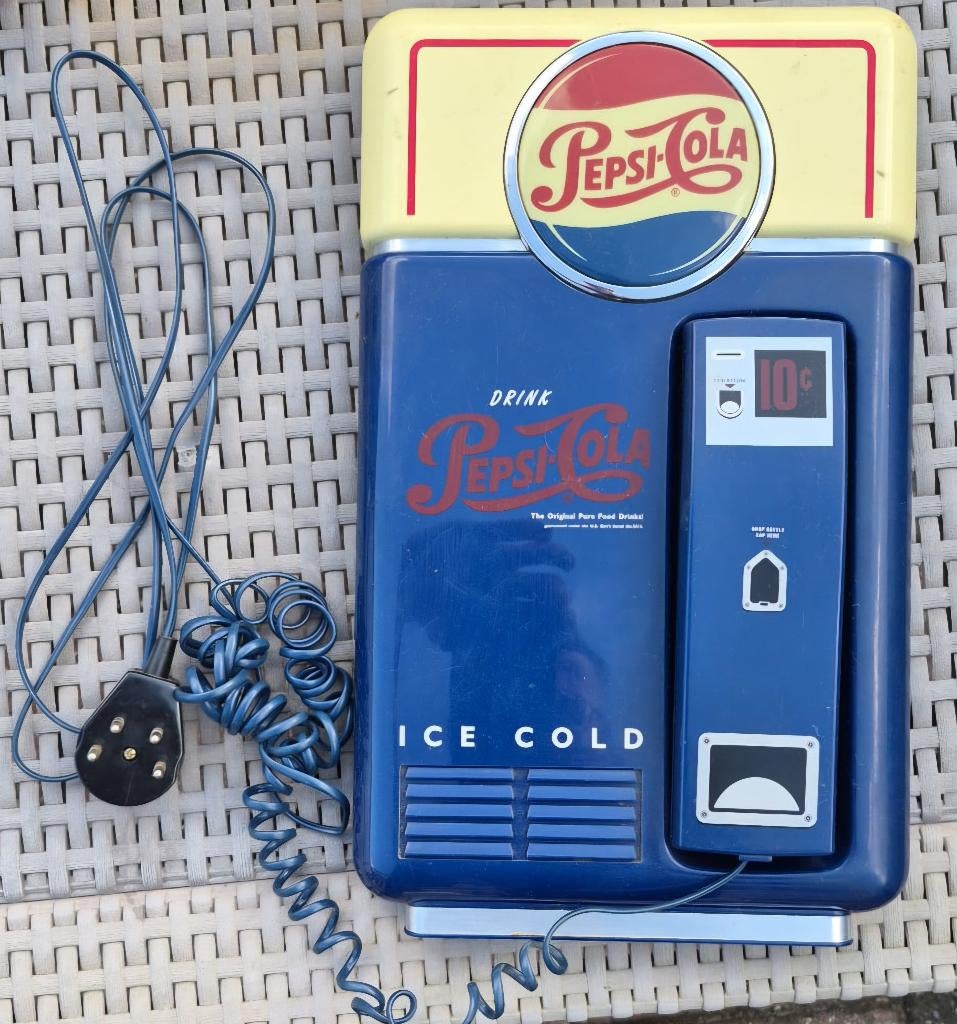Vintage Pepsi-Cola Wandtelefoon, Ophalen, Gebruikt