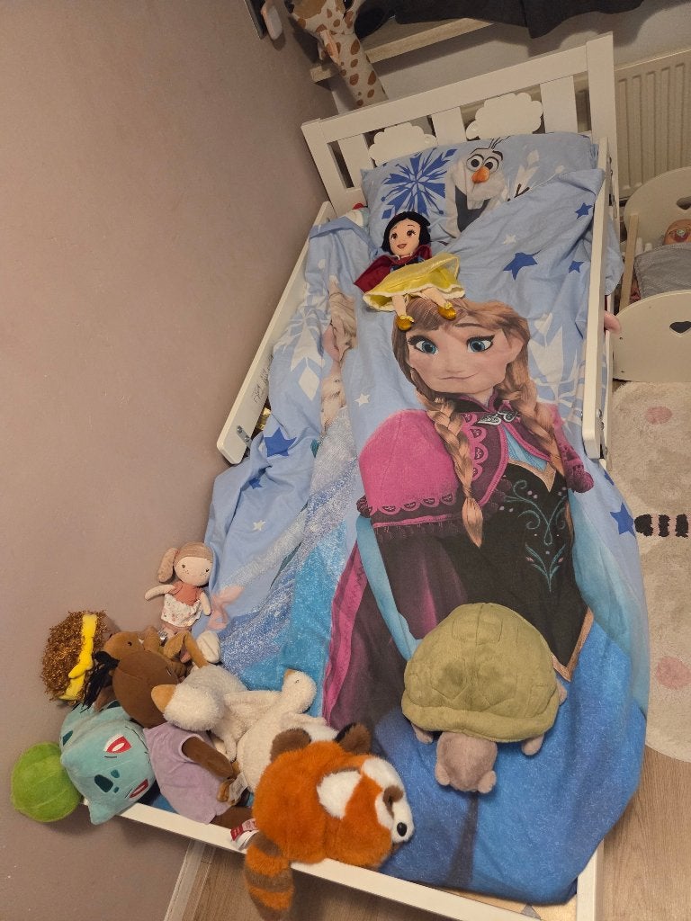 Gratis ikea kritter peuterbed, Ophalen, Gebruikt, 70 tot 85 cm, 140 tot 160 cm