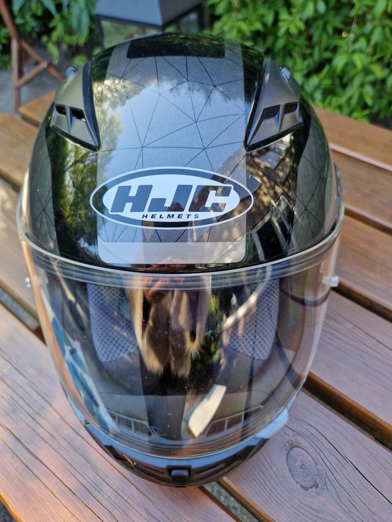 HJC motor helm zwart maat XS, XS, HJC, Ophalen of Verzenden, Integraalhelm