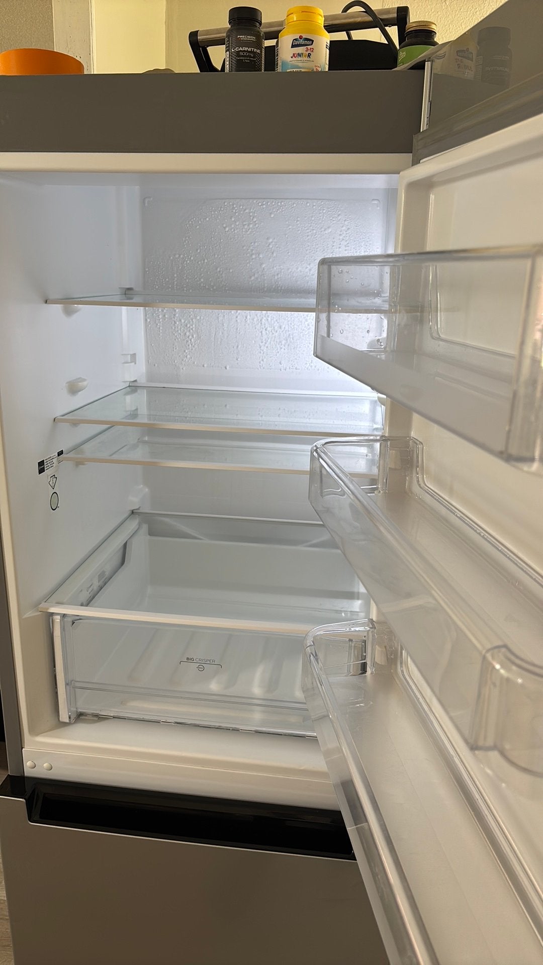 ZSM weg! Indesit LR7S1S koel-vriescombinatie - goed werkend, Ophalen, Gebruikt, 200 liter of meer, Met aparte vriezer