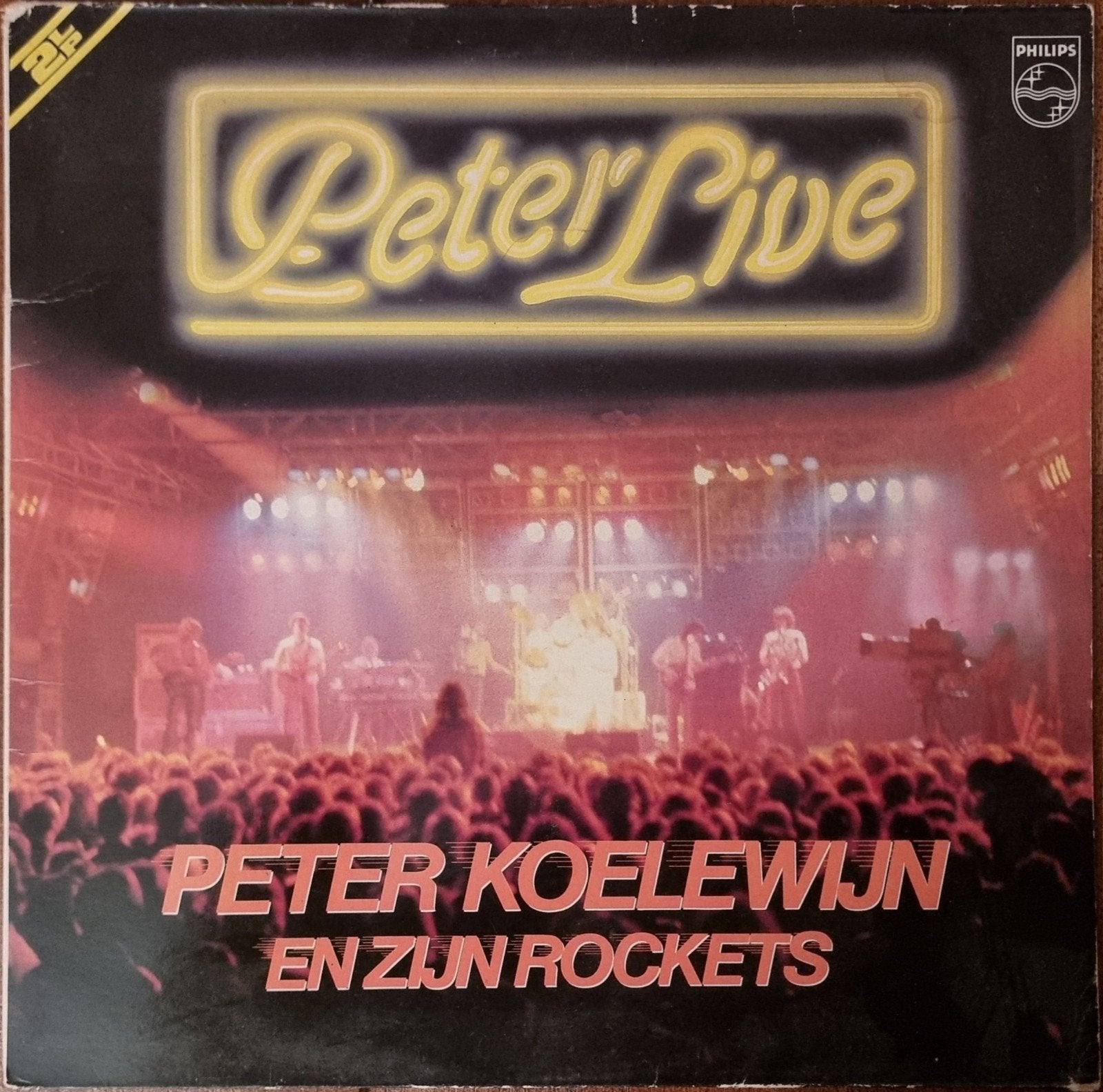 LP • Peter Koelewijn En Zijn Rockets - Peter Live, Cd's en Dvd's, Gebruikt, 1980 - 1989, Ophalen of Verzenden, Rock-'n-Roll