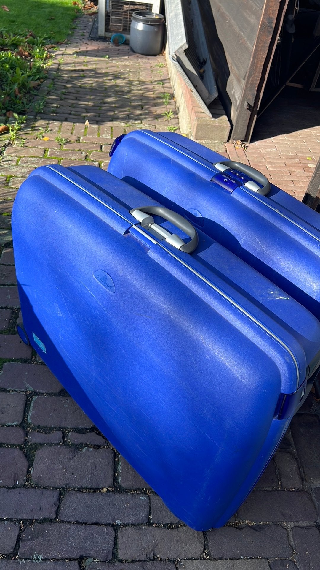 Samsonite koffers, Sieraden, Tassen en Uiterlijk, Ophalen, Gebruikt, Hard kunststof, 45 tot 55 cm