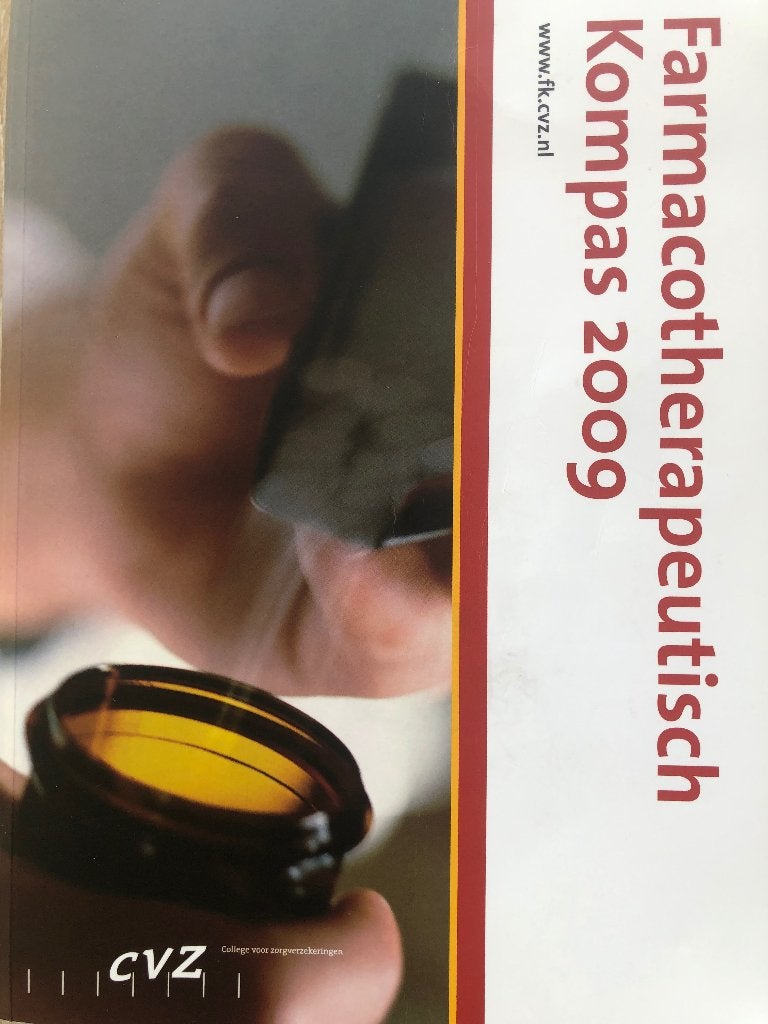 Farmacotherapeutisch kompas 2009, Ophalen of Verzenden, Gelezen, Overige wetenschappen