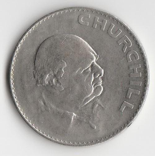 Winston Churchill 1965,  5 shillings, Ophalen of Verzenden, Overige landen, Losse munt