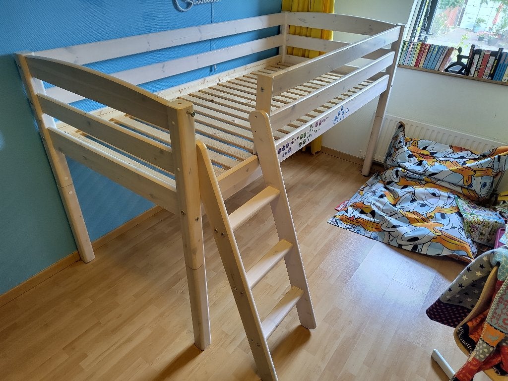 Flexa kinderbed (half) hoogslaper, Ophalen, Gebruikt, Halfhoogslaper