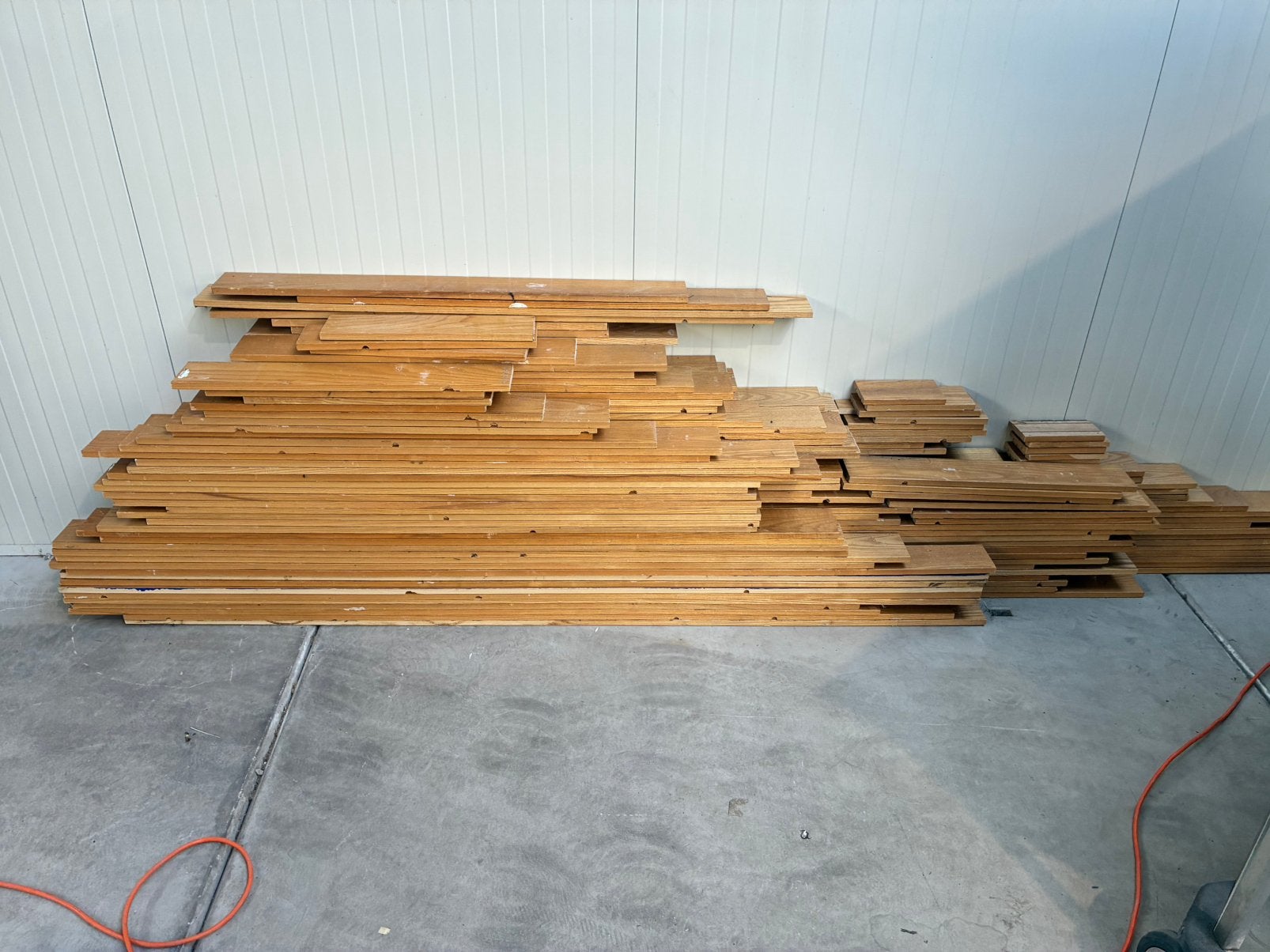 Essen hout vloer / wand delen, Doe-het-zelf en Verbouw, Ophalen, Gebruikt, Minder dan 25 mm, Plank