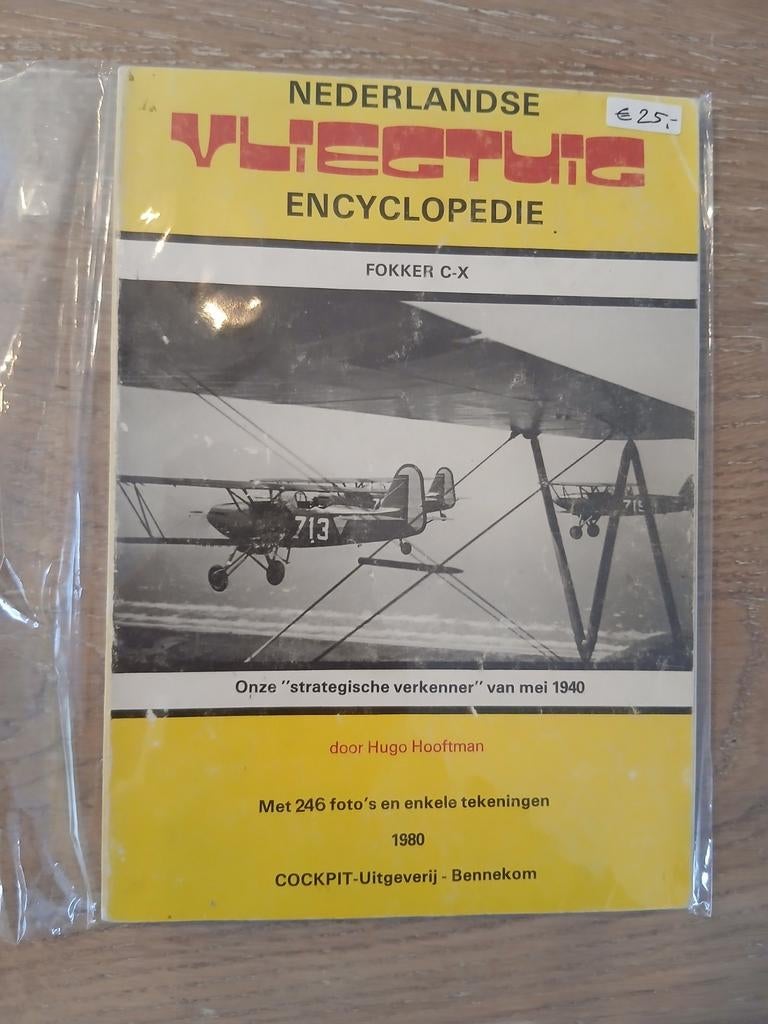 Fokker C.X boekje Nederlandse Vliegtuig Enc. Wo2 Luchtvaart, Verzamelen, Luchtvaart en Vliegtuigspotten, Ophalen of Verzenden