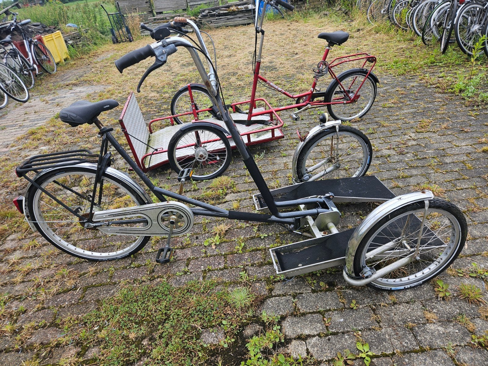 Rolstoel bakfiets, Ophalen, Gebruikt