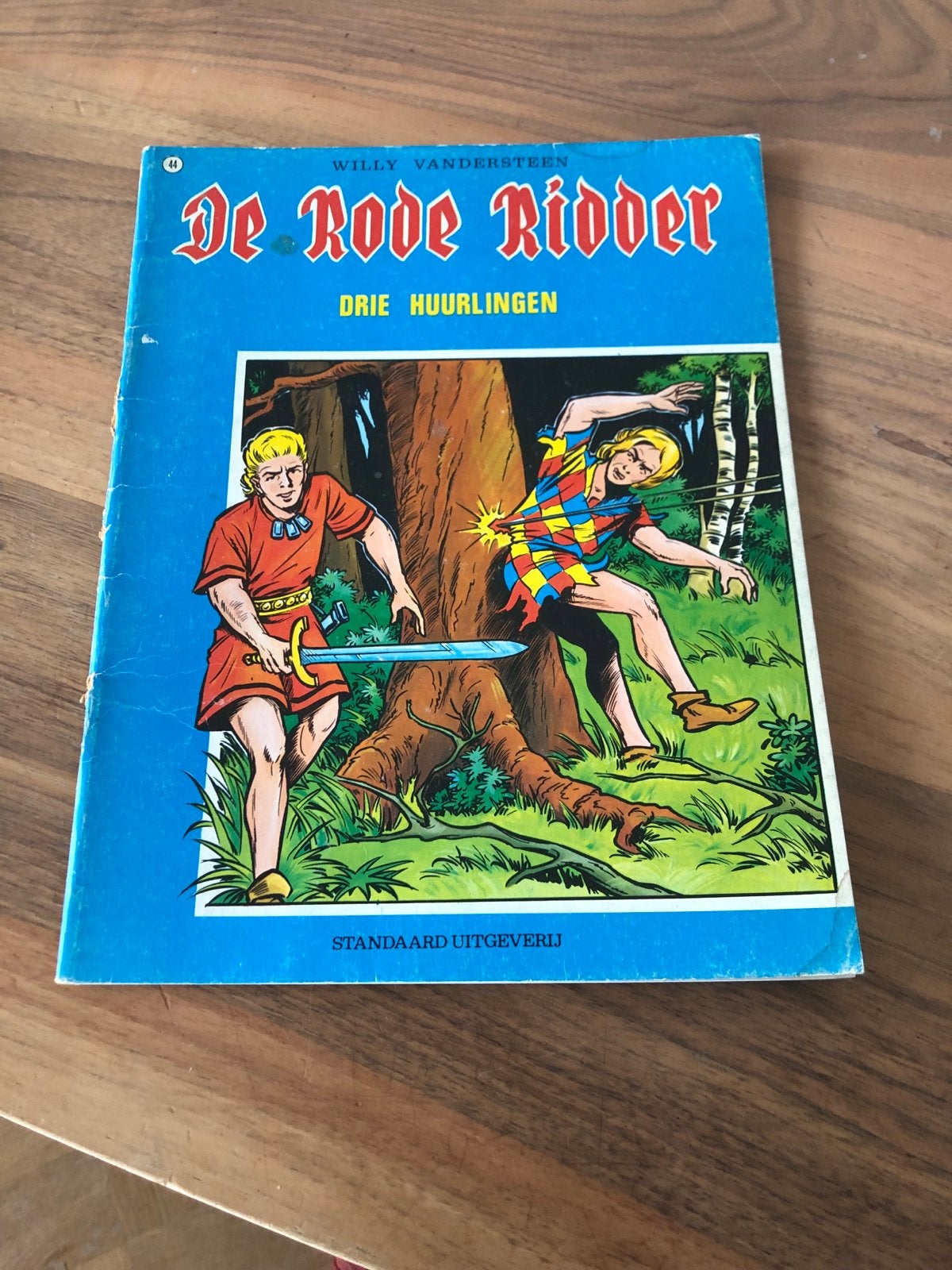 De Rode Ridder - Drie Huurlingen (Willy Vandersteen), Eén stripboek, Ophalen of Verzenden, Gelezen