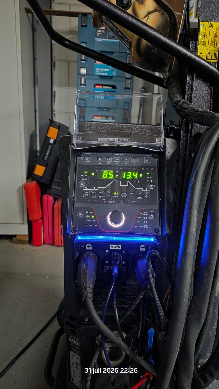NIEUW STAAT​! EWM Tetrix XQ 230 puls tig lasmachine, Ophalen, Zo goed als nieuw, Tig, 150 tot 250 ampère