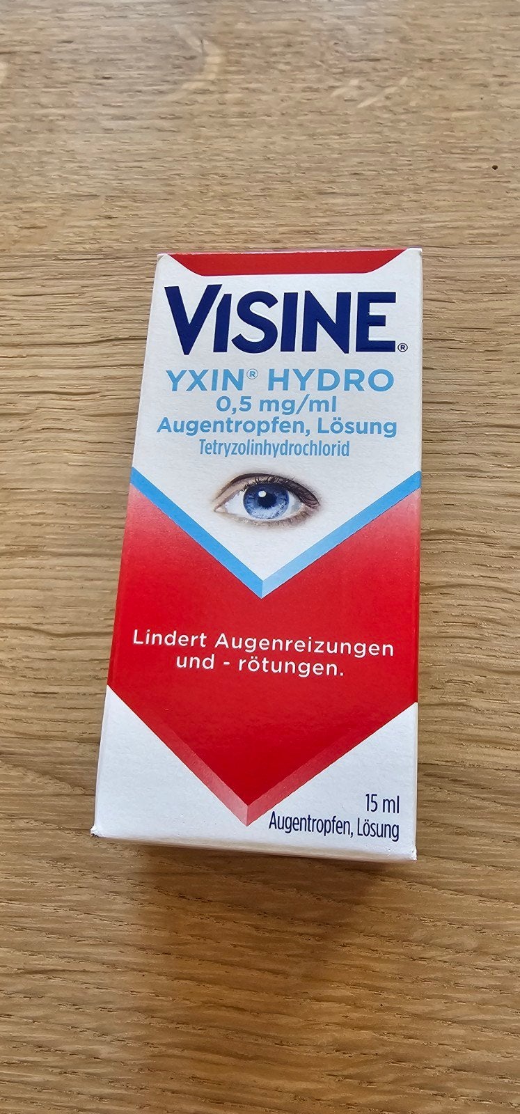 Visine YXIN Hydro Oogdruppels 15 ml - Nieuw in verpakking, Verzenden, Nieuw, Ogen, Verzorging
