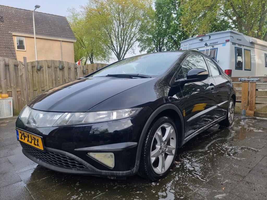 Honda Civic 1.4 I 5DR 2007 Zwart, Auto's, Honda, Particulier, Civic, ABS, Airbags, Airconditioning, Boordcomputer, Centrale vergrendeling