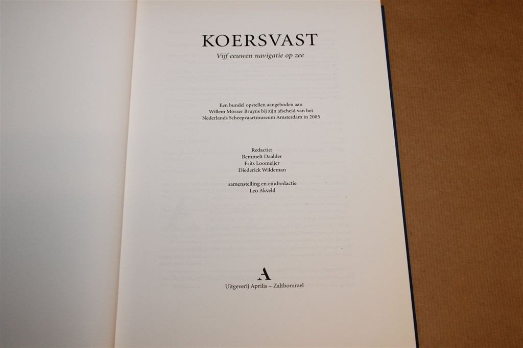 Koersvast — 5 Eeuwen Navigatie op Zee, Scheepvaartmuseum, -, Kaart, Foto of Prent, -, Ophalen of Verzenden