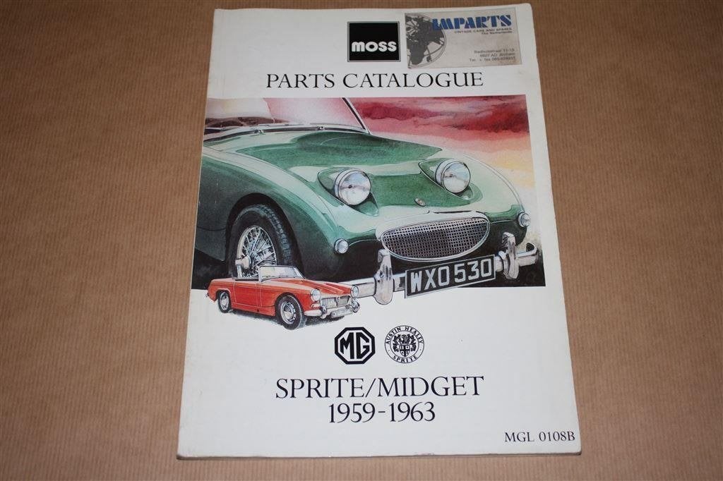 Austin Healey MG Sprite / Midget 1959-1963 - Parts Catalogue, Ophalen of Verzenden