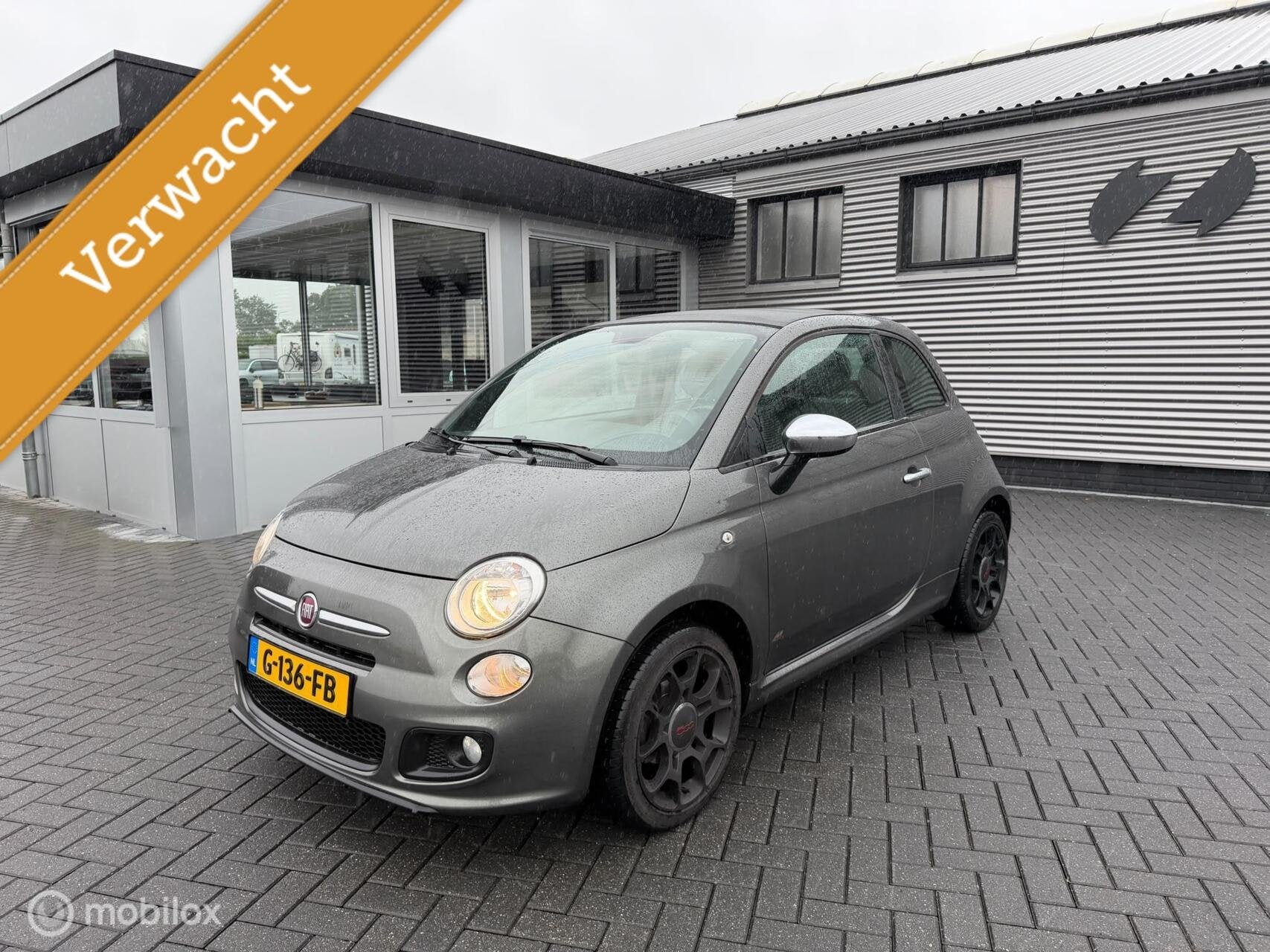 Fiat 500C Sport 1.2|DEALER ONDERHOUDEN|SPORT|PDC|AIRCO|, Auto's, Gebruikt, 4 cilinders, Cabriolet, Bedrijf