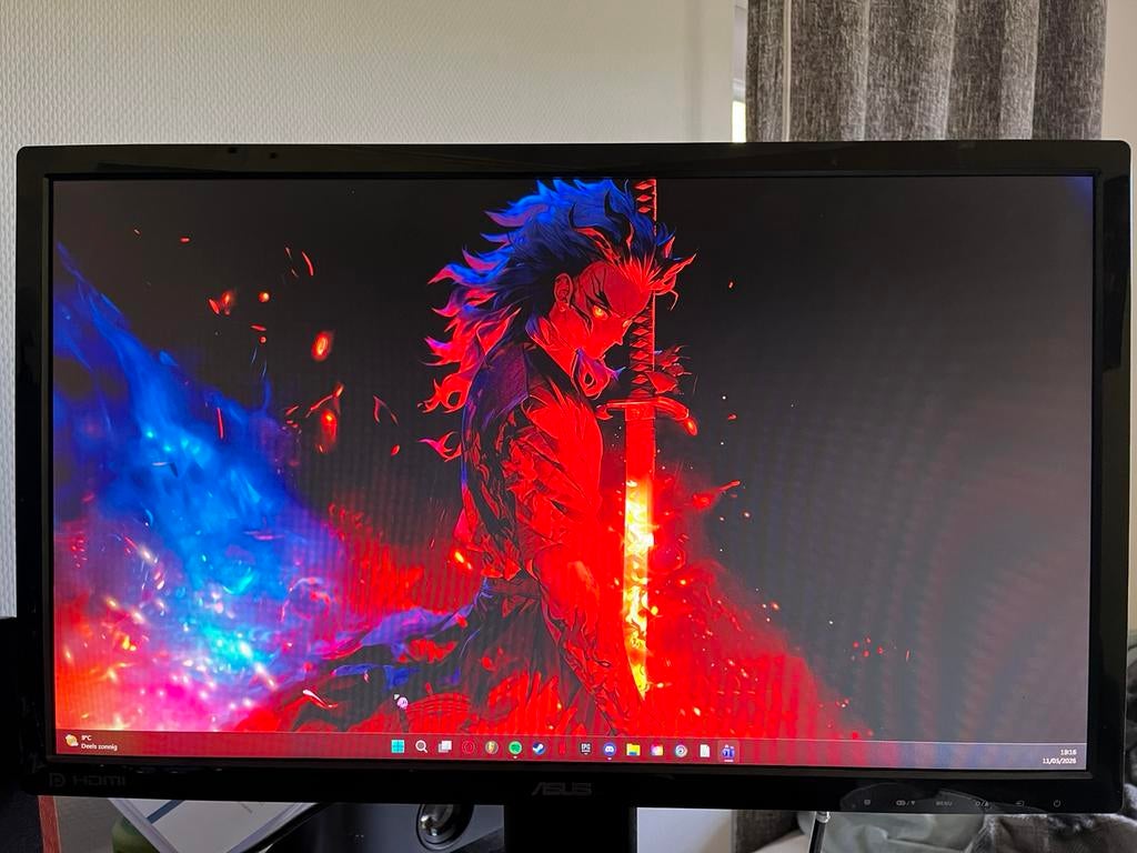 Asus VG248QZ, 101 t/m 150 Hz, Full HD, Zo goed als nieuw, TN