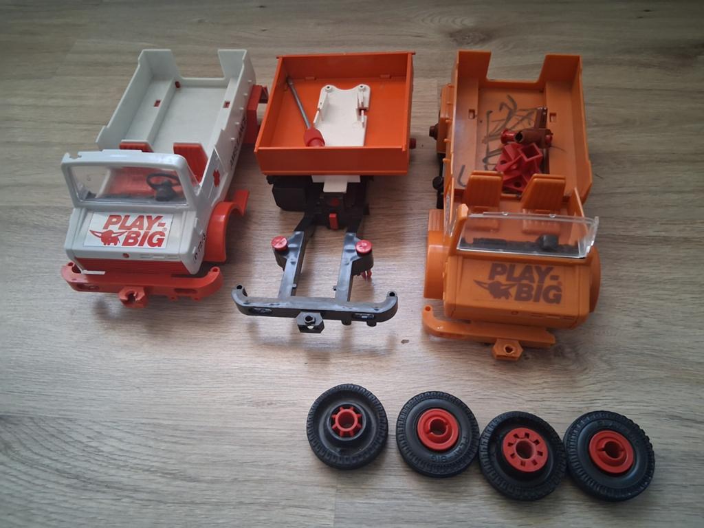 Doos vol playmobil unimog, Ophalen of Verzenden