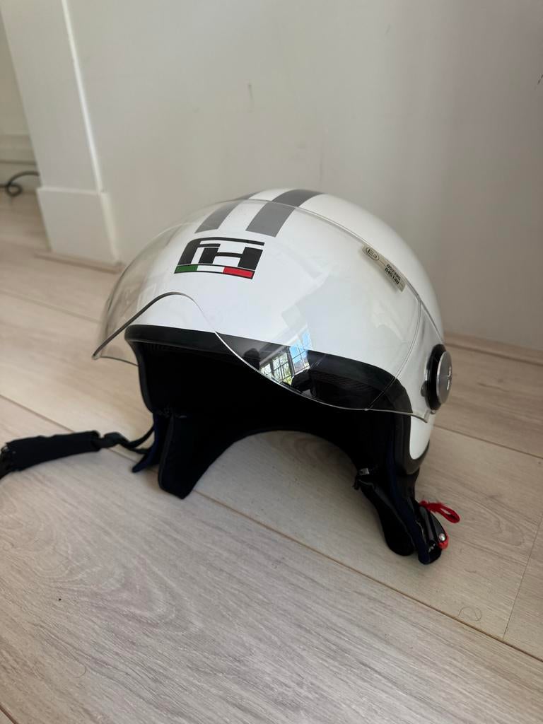 Fashion Helmet met Italiaanse strepen, M, Heren, Jethelm, Tweedehands