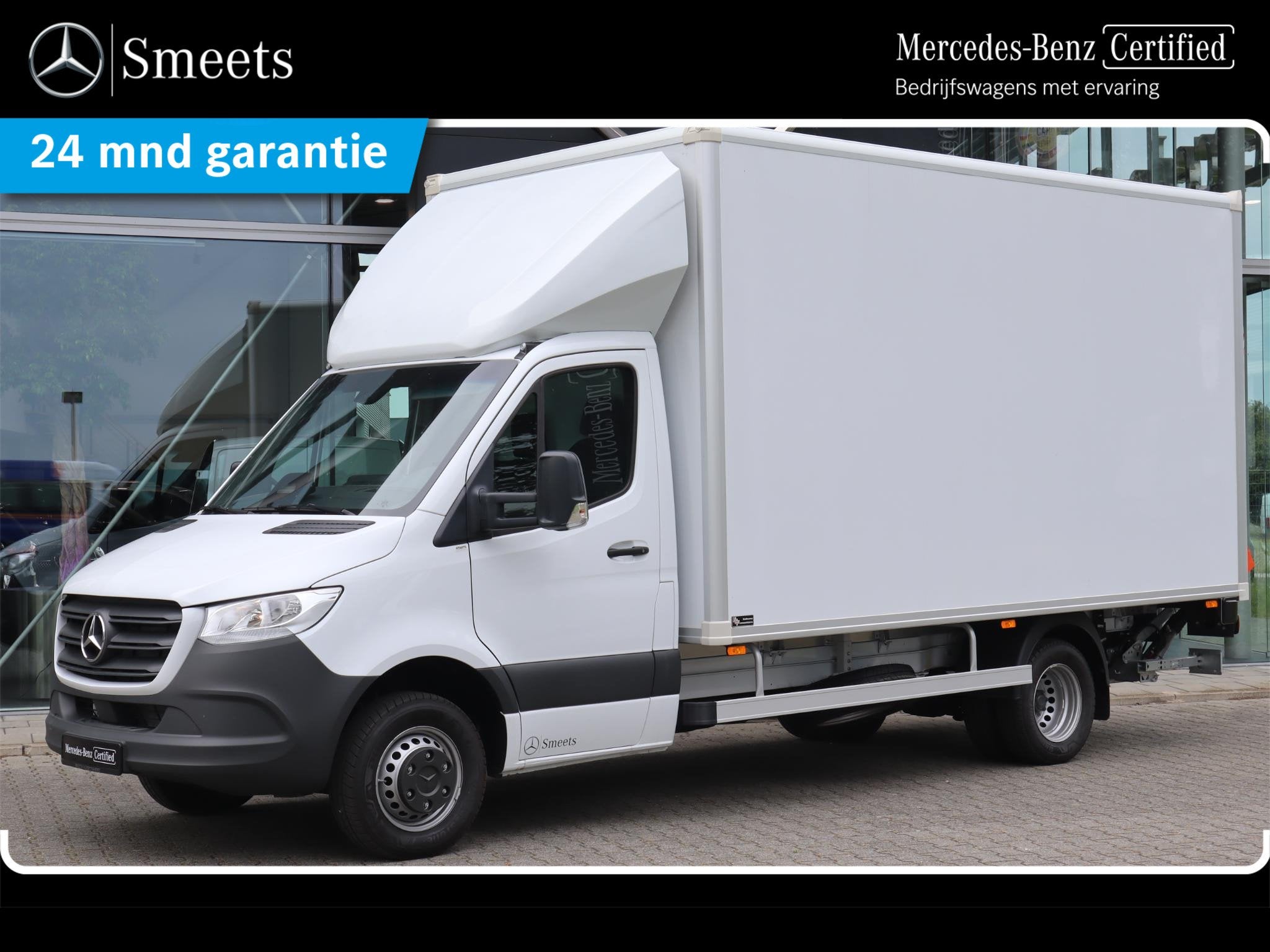Mercedes-Benz Sprinter 517 CDI L3 PRO LAADBAK & LAADKLEP NAV, Euro 6, 4 cilinders, Wit, Diesel