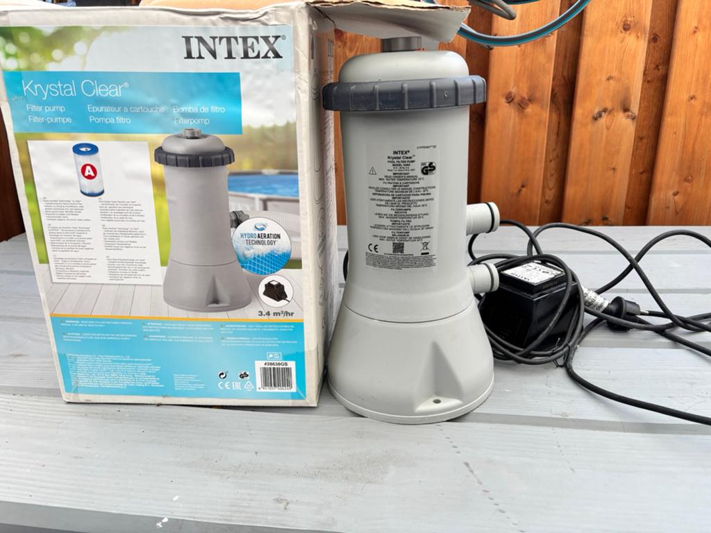 INTEX - Cartridge - filterpomp - 3407 - L/u - 28638GS, Ophalen, Gebruikt, Zwembadpomp