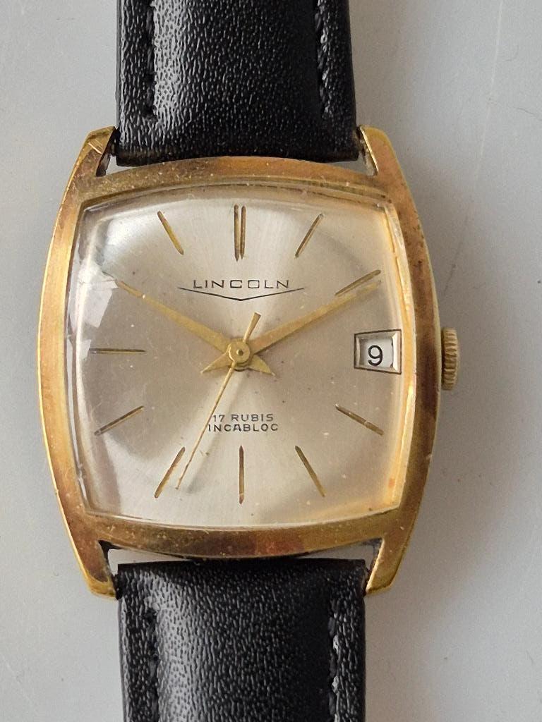 vintage jaren '50 horloge, Sieraden, Tassen en Uiterlijk, Horloges | Heren, Overige merken, Overige materialen, Ophalen of Verzenden