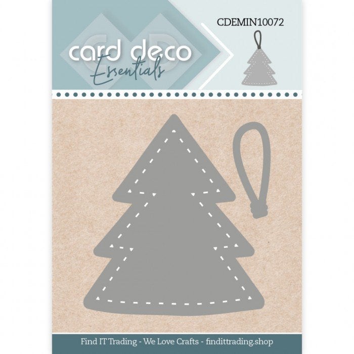 Card Deco Essentials mini dies 72 Hanging Tree CDEMIN10072, Kerst, ., Nieuw, Ophalen of Verzenden