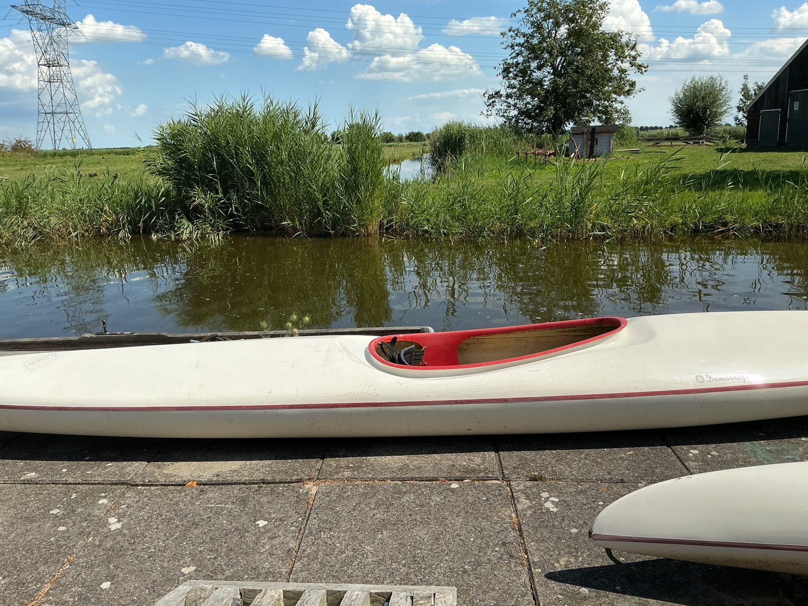 Toerkajak sunshine en junior kano compleet met peddels, Watersport en Boten, Ophalen, Gebruikt, Eén persoon, Met peddels