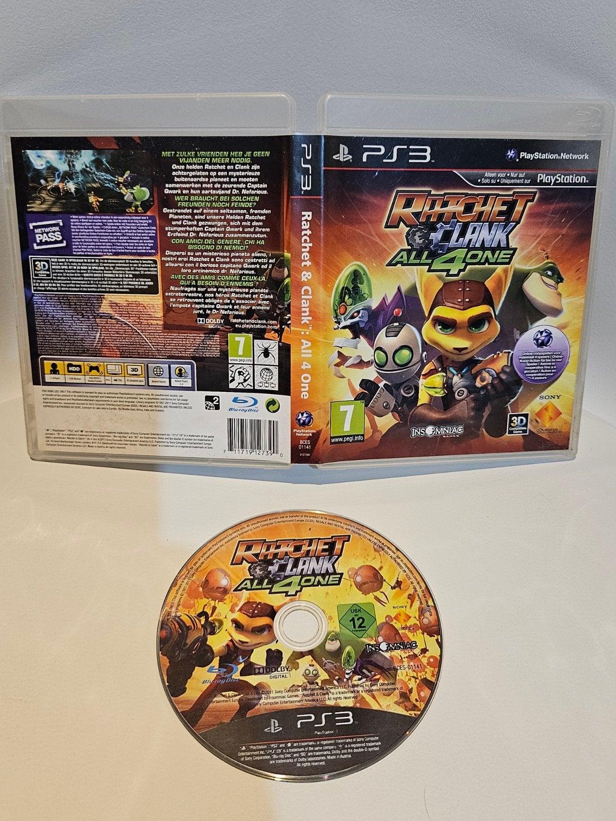Ratchet Clank All 4 One PS3, Spelcomputers en Games, Games | Sony PlayStation 3, Avontuur en Actie, 1 speler, Ophalen of Verzenden