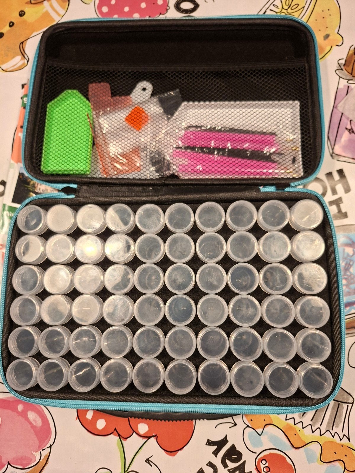 Diamond Painting Accessoires Set met Opbergdoos, Ophalen, Zo goed als nieuw