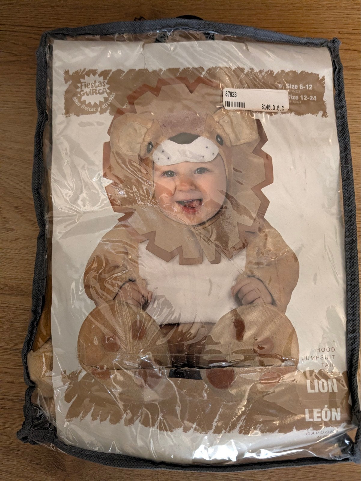 Leeuwenpak baby/dreumes - Maat 6-12 maanden, Ophalen of Verzenden, Zo goed als nieuw, 104 of kleiner, Jongen of Meisje