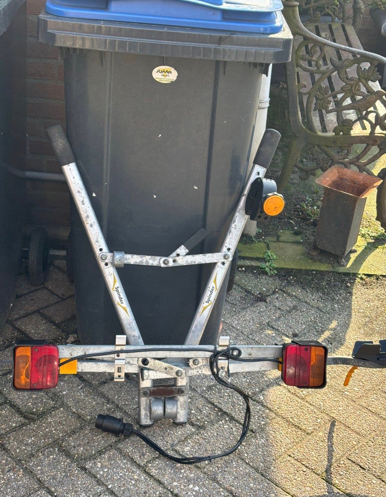 Spinder fietsdrager, Auto diversen, Ophalen, Zo goed als nieuw, Trekhaakdrager