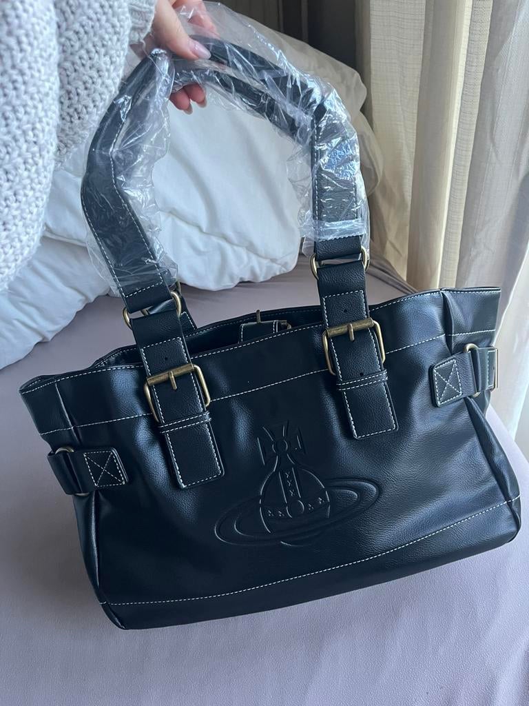 Mooie Vivienne Westwood handtas, Ophalen of Verzenden, Zo goed als nieuw, Zwart, Handtas