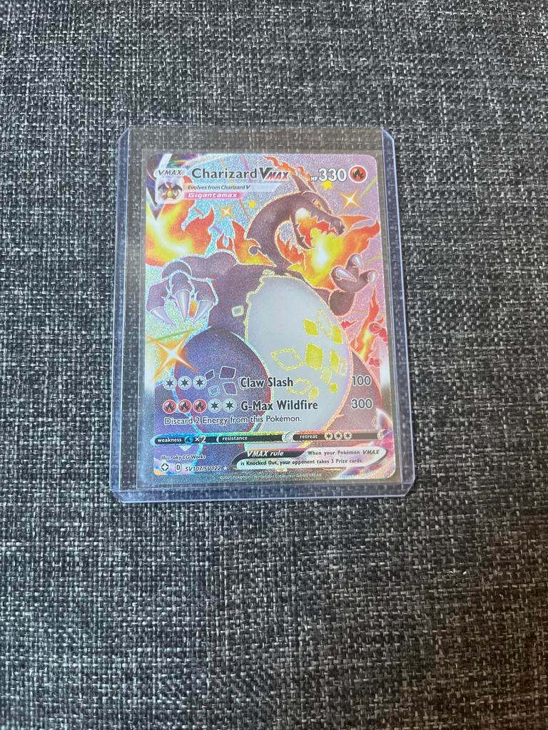 Charizard VMAX, Ophalen, Nieuw, Losse kaart, Foil