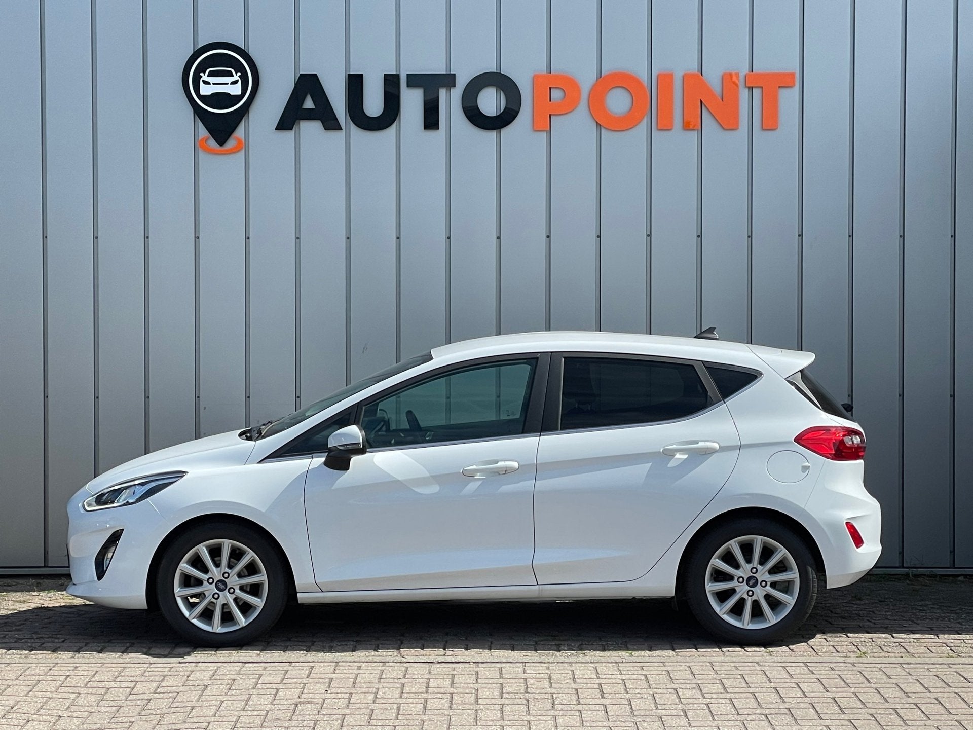 Ford Fiesta 1.0 EcoBoost Titanium AUTOMAAT LED ORG NL, Auto's, Stof, Gebruikt, Origineel Nederlands, Bedrijf