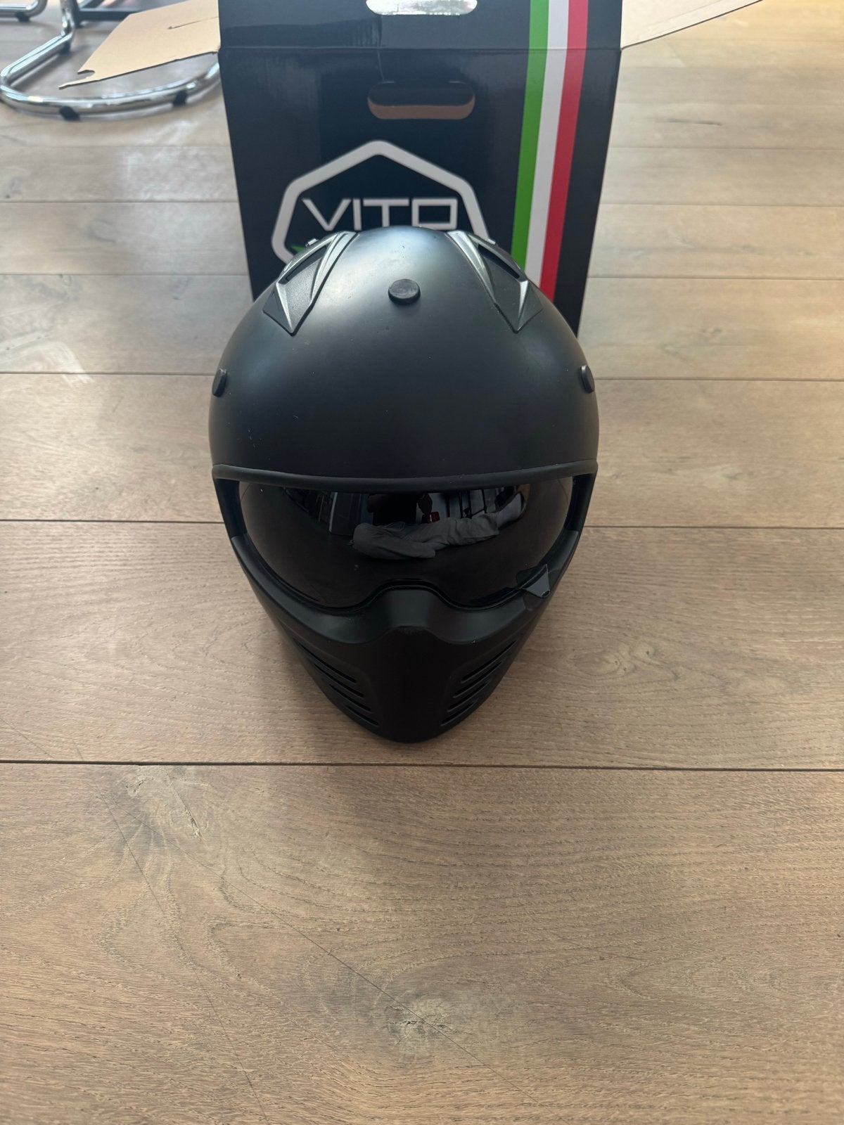 Vito Helm Maat L - Mat Zwart, Overige merken, Heren, Jethelm, Ophalen of Verzenden