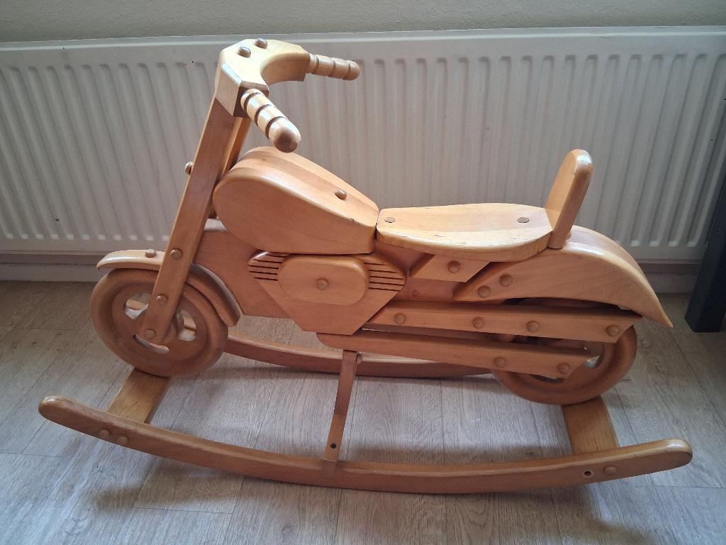 hobbelpaard in de vorm van een motorfiets, Kinderen en Baby's, Speelgoed | Hobbelfiguren, Ophalen, Gebruikt