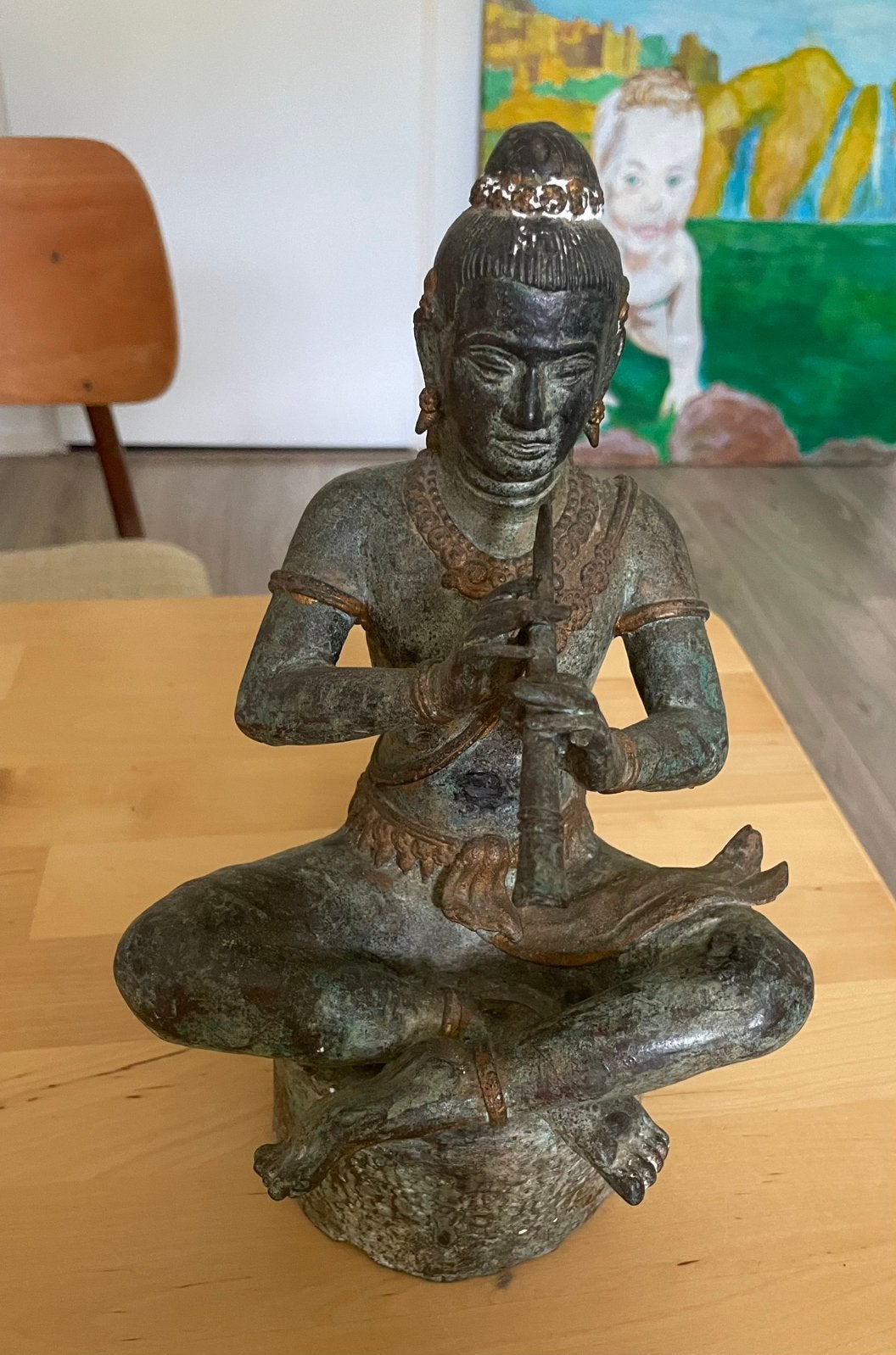 Krishna, Boeddha, brons, Ophalen