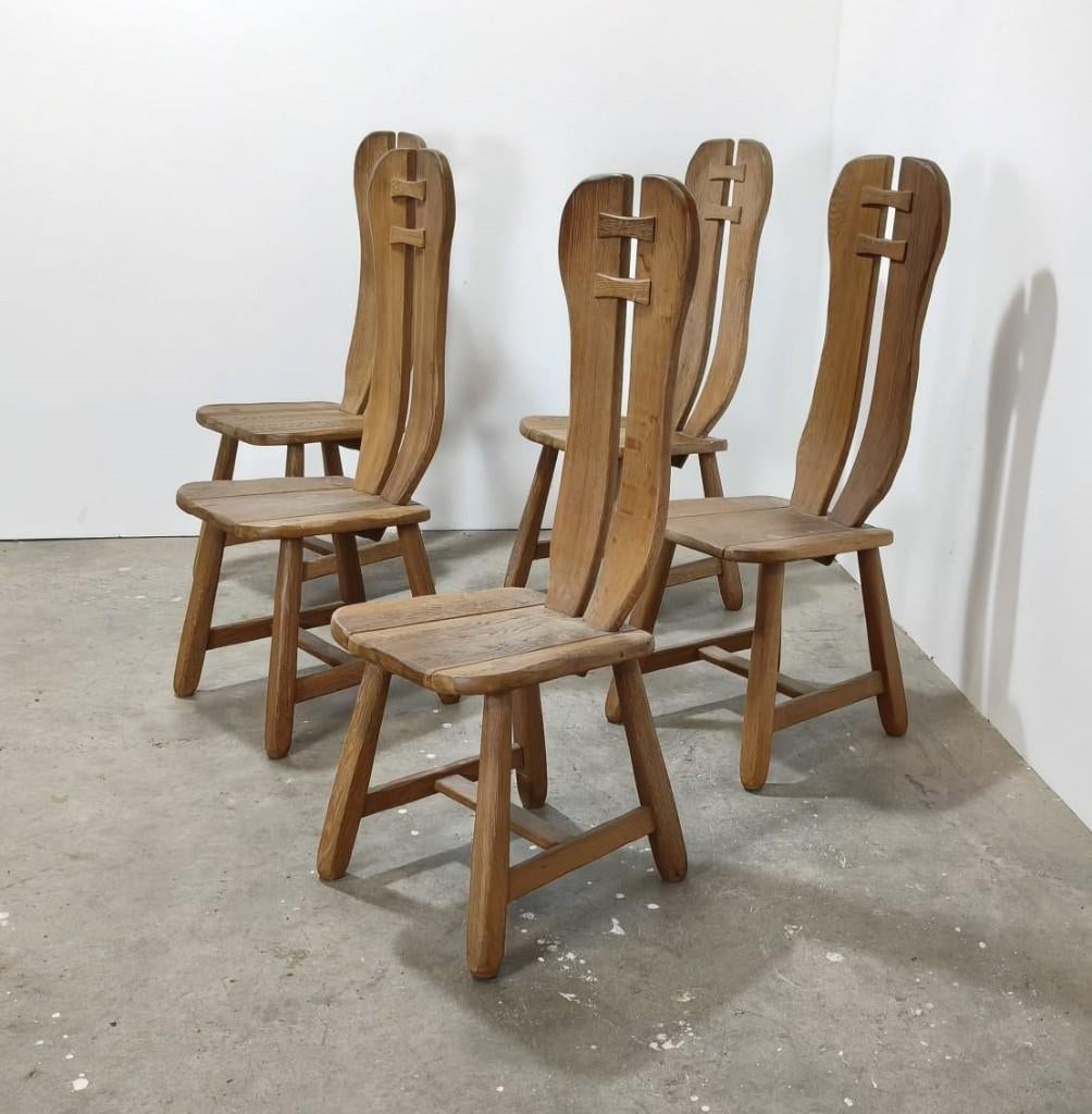 De Puydt eetkamerstoelen, Huis en Inrichting, Ophalen, Bruin, Onbekend, Onbekend