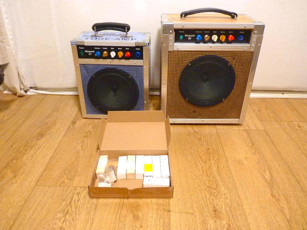 TWEE MadAmp G3-Blues DIY-gitaarbuizenversterkers; nieuwstaat, Ophalen of Verzenden, Gebruikt, Minder dan 50 watt