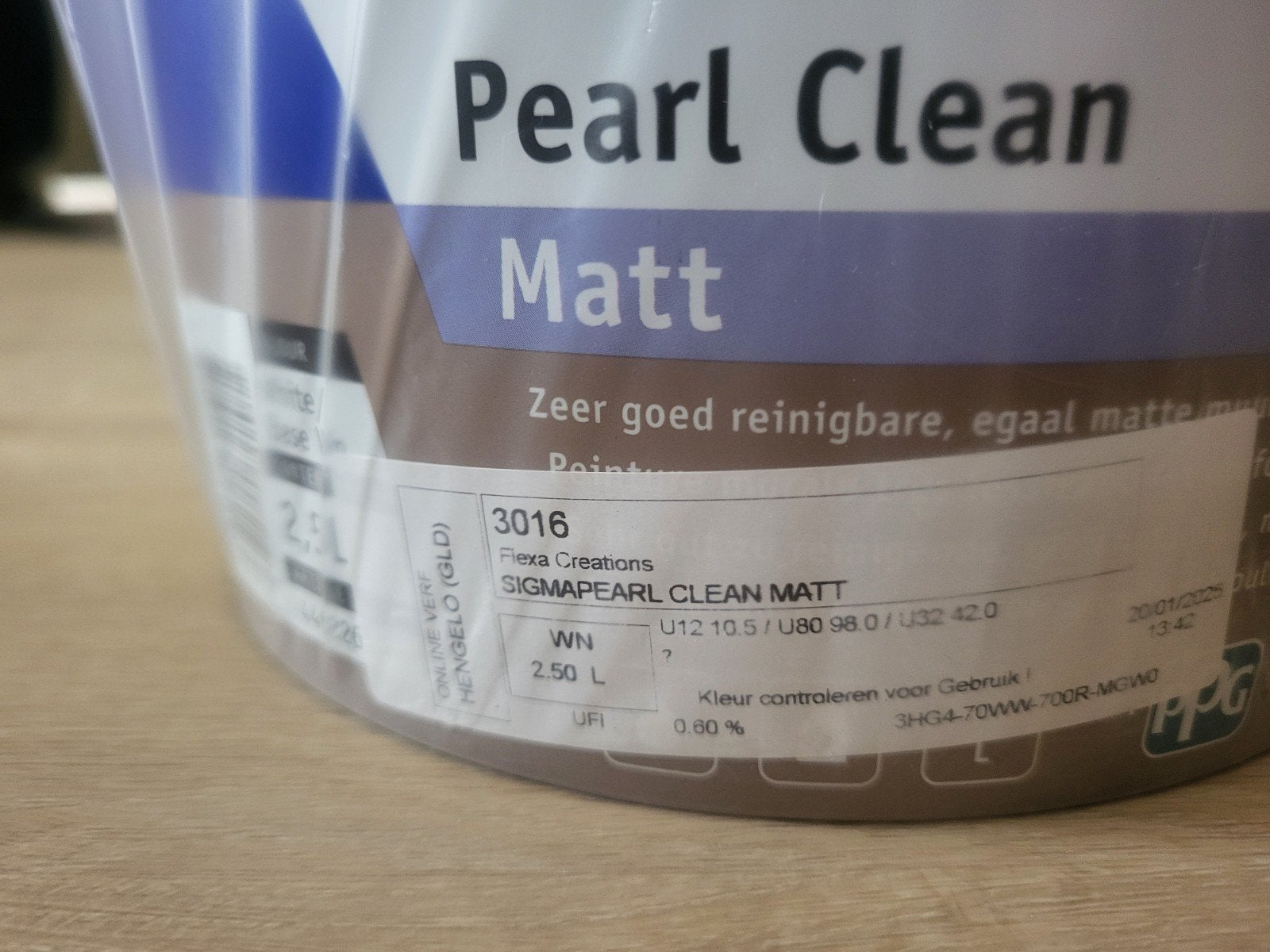 Sigma Pearl Clean Muurverf - Sandy beach- Nieuw, Beige, Nieuw, Ophalen of Verzenden, Verf