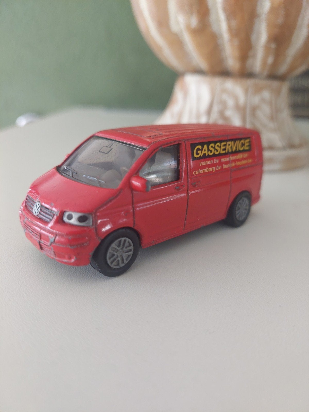 SIKU MODEL VOLKSWAGEN T5 RECLAME MODEL GASSERVICE., Ophalen of Verzenden, Gebruikt, Auto