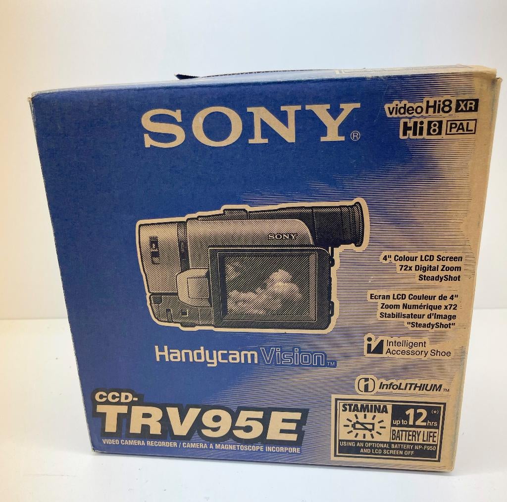 SONY CCD-TRV95E Hi8 camera met Nightshot (Nieuw in Doos), N, N, Ophalen of Verzenden, Band, Disc of Geheugen