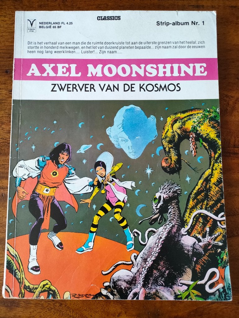 AXEL MOONSHINE Vrijbuiter-uitgaven (jfb-axel), Boeken, Stripboeken, Gelezen, Meerdere stripboeken, Ophalen of Verzenden