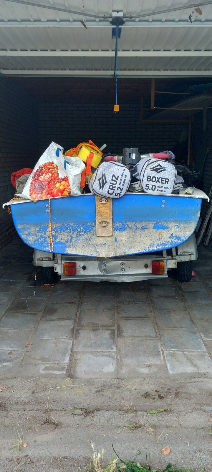 Zeilboot opknapper, compleet met trailer, Ophalen, Gebruikt