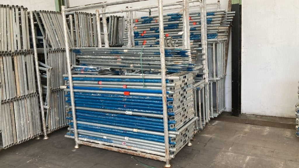 Gebrauchtes Layher /kompatibel Blitz **62% Rabatt**, Ophalen of Verzenden, Zo goed als nieuw, Gevelsteiger, 5 meter of hoger